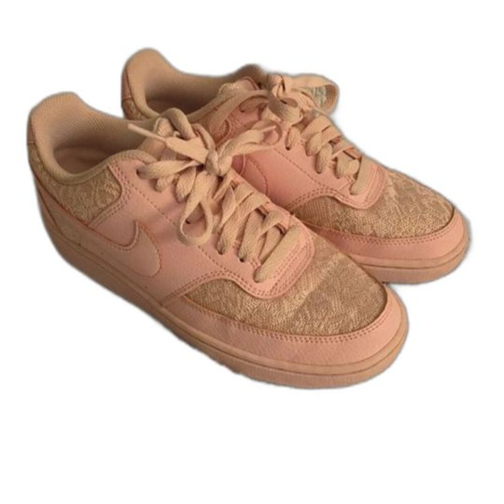 Nike Court Vision Low Pink Lace Sneakers Womens 7